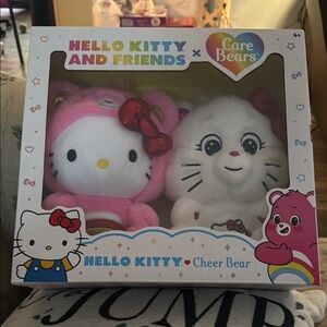 Hello Kitty Pink and White Stuffed Animal Set
